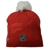 Detroit Red Wings Women's NHL Pro Team Locker Room Knit Beanie Pom Winter Hat